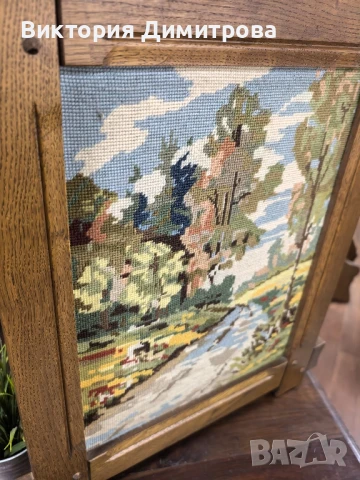 Гоблен "На реката" , снимка 5 - Гоблени - 50473249