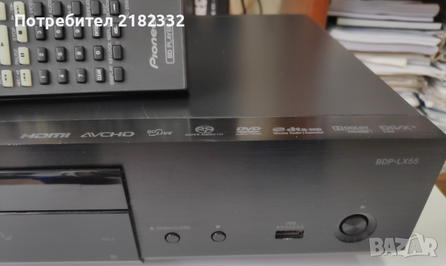 Pioneer BDP LX55 блу диск плейър, снимка 3 - Плейъри, домашно кино, прожектори - 45019341