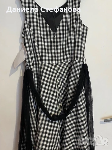 Рокля Heine пепит, нова с етикет, снимка 2 - Рокли - 51289163