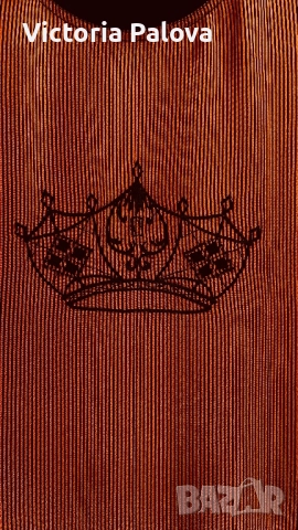 Стилна блуза-туника с бродирана корона , снимка 8 - Блузи с дълъг ръкав и пуловери - 52714475