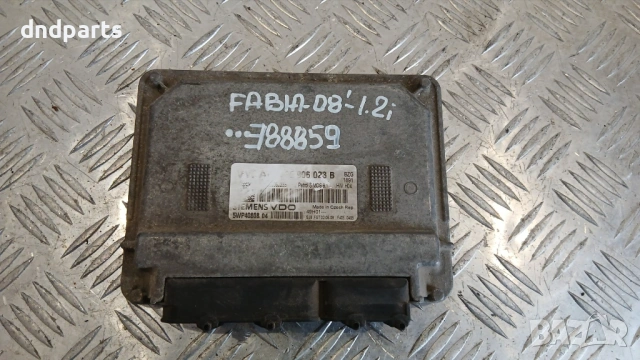 Компютър Skoda Fabia 1.2i 2008г. 5WP40808 03E906023B 