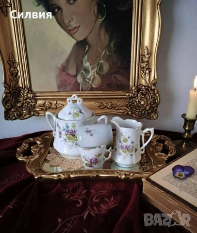 Старинен порцелан , снимка 3 - Антикварни и старинни предмети - 53445854