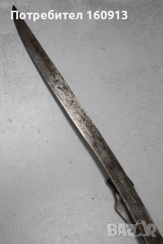 Стар османски балкански ятаган с бели дръжки сребърен обков и корали, снимка 9 - Антикварни и старинни предмети - 52048019