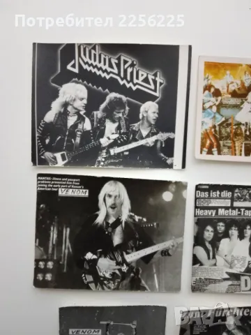 ЛОТ стари картички на метъл групи (лот 2), снимка 5 - Колекции - 49879886