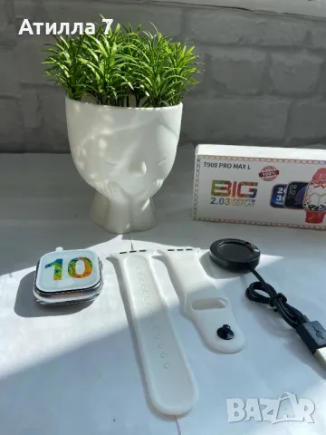 Смарт Часовник,smartwatch T900 Pro Max,smart watch,Iwatch,apple,samsun, снимка 10 - Смарт гривни - 50228663