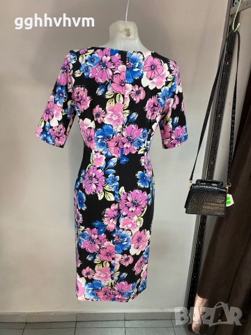 Рокля на цветя с/м, снимка 5 - Рокли - 52927243