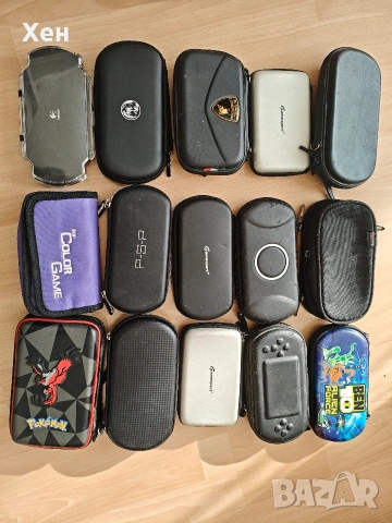 ЛОТ използвани калъфи за sony psp и nintendo Ds