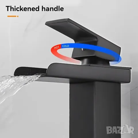 🚿 ЛУКСОЗЕН СМЕСИТЕЛ ЗА БАНЯ В ЧЕРНО И В ХРОМ 🚿, снимка 2 - Смесители - 50033222