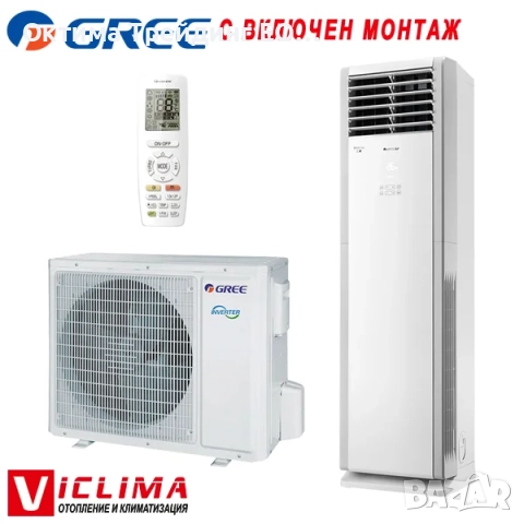 Трифазен колонен климатик Nippon NFGD-48HRFN8-Q/ NOE30U-48HFN8-R, 48 000 BTU, Клас А++, снимка 6 - Климатици - 51915028