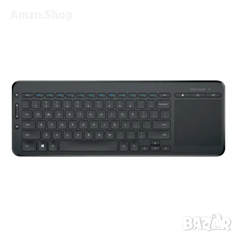 Клавиатура Microsoft All-in-One Media Keyboard , вграден тъч-пад , безжична , снимка 2 - Клавиатури и мишки - 47010395