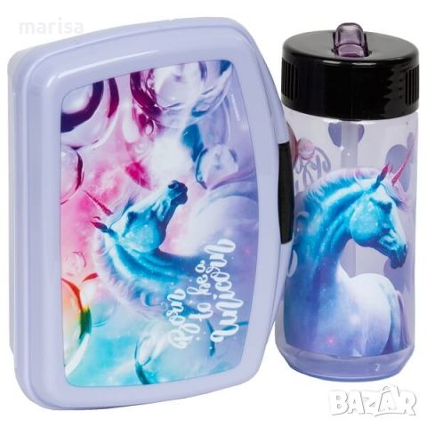 Комплект бутилка за вода и кутия за храна Unicorn, в кутия 103539, снимка 3 - Други - 45798011