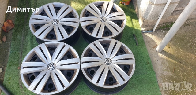 Оригинални немски железни джанти 16 цола 5х112 с тасове за Фолксваген. 