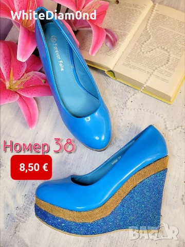 ТОП РАЗПРОДАЖБА НА ДАМСКИ ОБУВКИ НОМЕР 38, снимка 6 - Дамски обувки на ток - 54015235