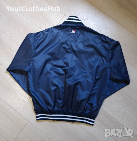 Majestic Athletic Vintage 90s Mickey Mantle MLB NY Yankees S size Бомбър тънко яке, снимка 2 - Якета - 52965839