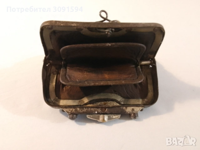  Много рядко Антично османско портмоне ,със куршум -  затворнически мъниста Стъклени пясъчни мъниста, снимка 9 - Други ценни предмети - 53018963