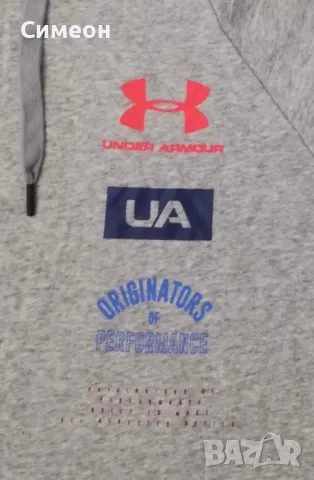 Under Armour UA Rival Fleece Hoodie оригинално горнище S спорт суичър, снимка 5 - Спортни дрехи, екипи - 48597816