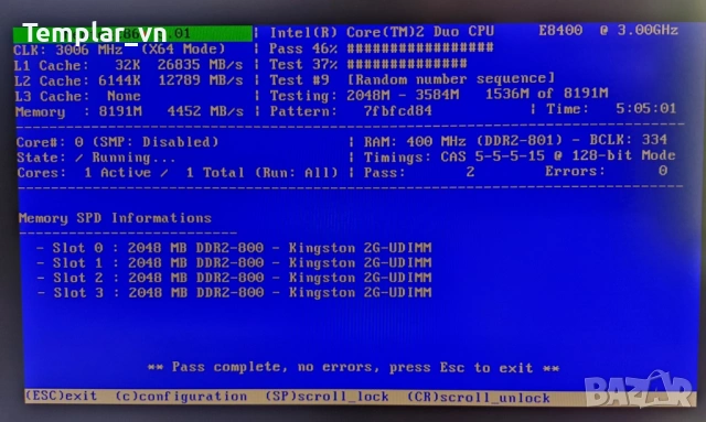 Kingston 4x2 DDR2 800 ELPIDA ICs LP Low Profile, снимка 3 - RAM памет - 54157885