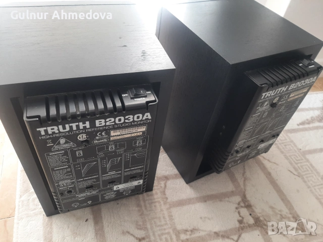 Активни студийо колони behringer B2030A, снимка 4 - Тонколони - 53666616