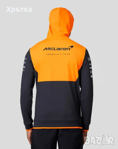 McLaren F1 Team Hooded Sweat - Оригинален мъжки суитшърт р-р L, снимка 9 - Суичъри - 53275398