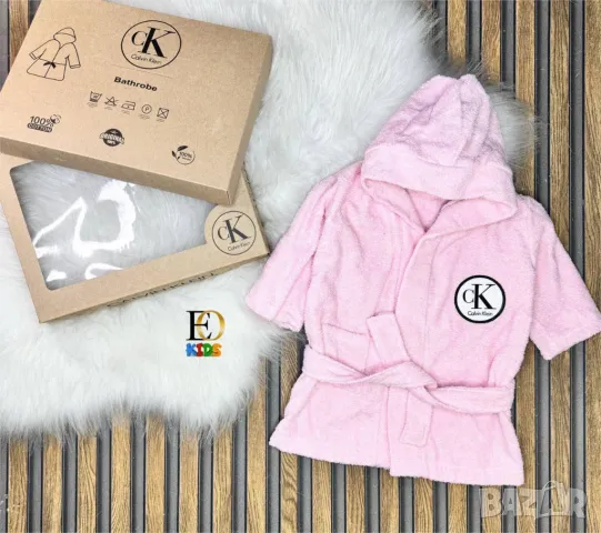 бебешки халати в кутия calvin klein burberry tommy hilfiger louis vuitton , снимка 6 - Други - 50422967