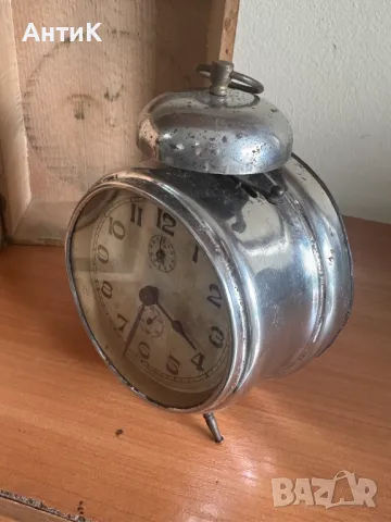 Стар Будилник HALLER с Кутия, снимка 7 - Антикварни и старинни предмети - 50272163