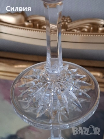 Кристална чаша, снимка 6 - Антикварни и старинни предмети - 53375820