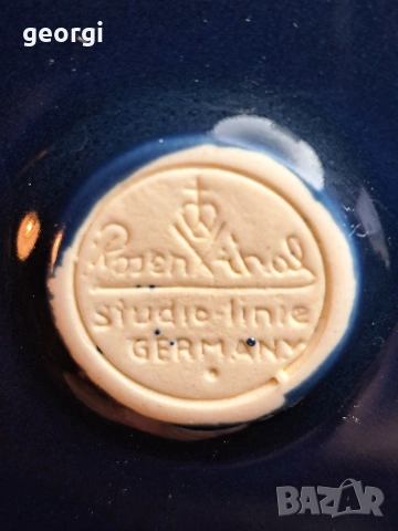 4 чинии Rosenthal siena blue цвят кобалт 33/4, снимка 5 - Чинии - 53430342