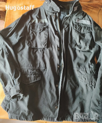 Военно черно яке Surplus M65 Regiment Jacket с качулка Хл