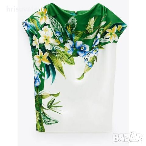 Блуза Зара, снимка 2 - Тениски - 46407379