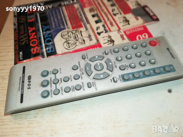 SHARP RRMCGA014SJSA AUDIO REMOTE-ВНОС SWISS 3011251637, снимка 3 - Други - 52593697