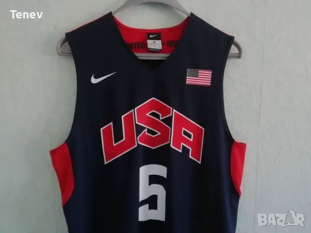 USA Kevin Durant Nike Olympics 2012 оригинален потник САЩ Дюрант размер М, снимка 4 - Тениски - 47313932