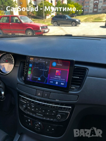 Peugeot 508 - 9" Android 15 Мултимедия Пежо 508 11-18 Навигация Андроид, снимка 3 - Аксесоари и консумативи - 48673497