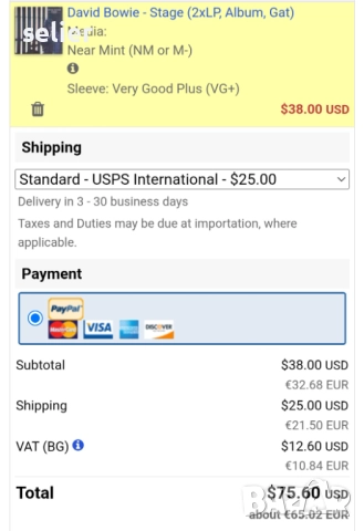 David Bowie ‎– Stage Двойна плоча-GATEFOLD Издание 🇺🇸 USA 1978г - Първа преса Състояние на винила:, снимка 11 - Грамофонни плочи - 52284417