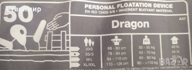 Спасителна жилетка, снимка 7 - Водни спортове - 50493847