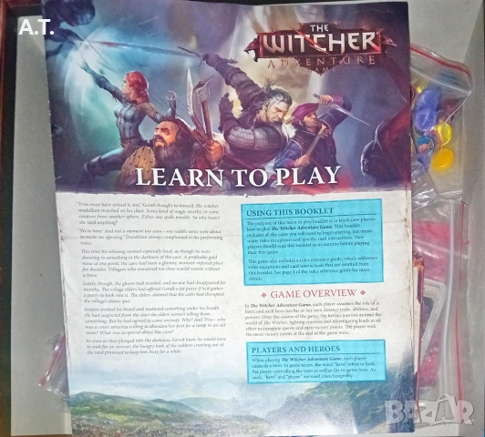 The Witcher Adventure Game, снимка 3 - Настолни игри - 52405531