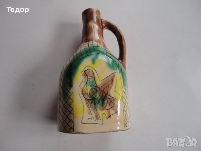 Керамична кана каничка , снимка 2 - Антикварни и старинни предмети - 53029397