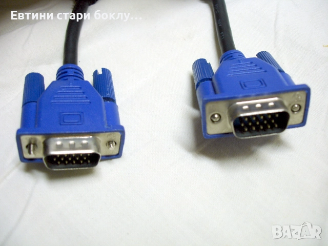 Кабел за монитор VGA - VGA, черен, 1,80 m., снимка 4 - Кабели и адаптери - 52595414