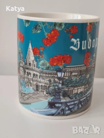 Красива чаша сувенир Будапеща, снимка 2 - Чаши - 54089483