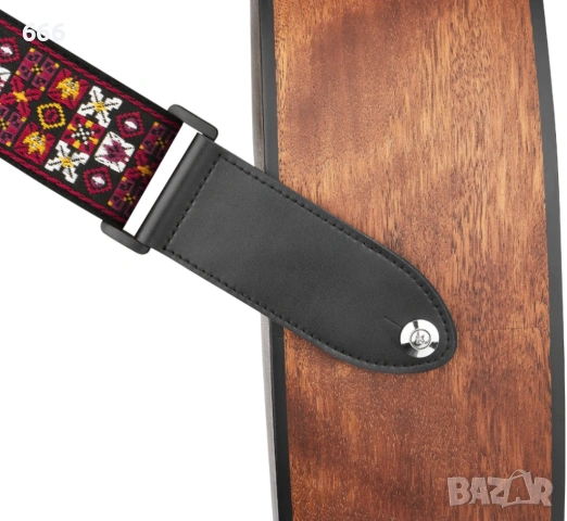 Каишка за китара AMUMU Jimi Vintage Jacquard, снимка 2 - Китари - 53191447