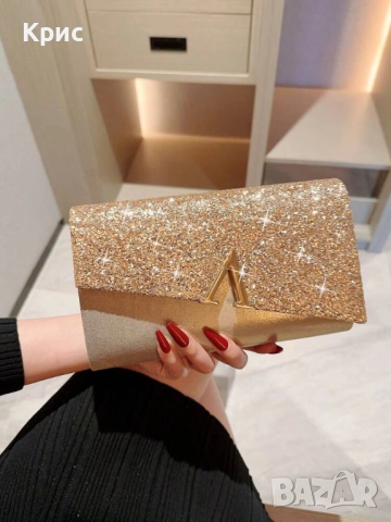 Стилни, елегантни вечерни дамски чанти клъч по 20 лв, снимка 5 - Чанти - 52836841