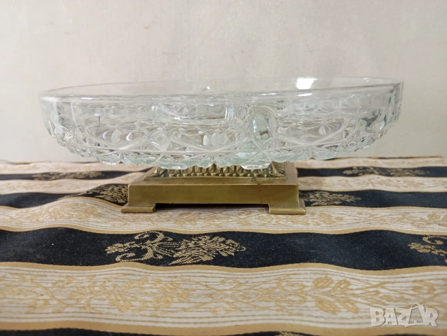 Винтидж купа за ядки,плато