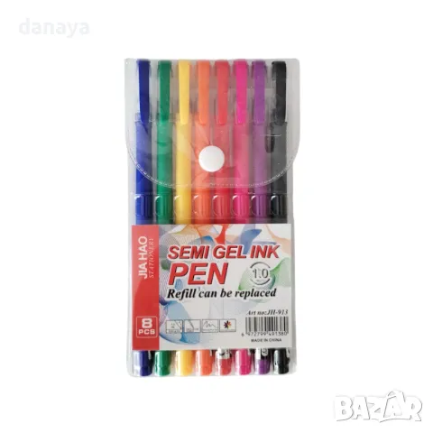 5704 Цветни химикали Jia Hao, 8 броя, снимка 2 - Ученически пособия, канцеларски материали - 50112058