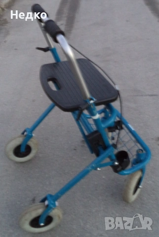 Проходилка сгъваема с една спирачка, снимка 9 - Ролатори - 53671430