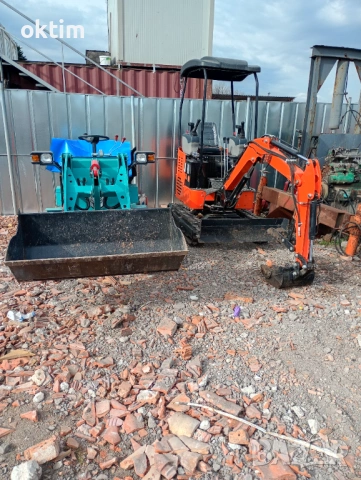 Услуги с мини багер и Мини челен товарач