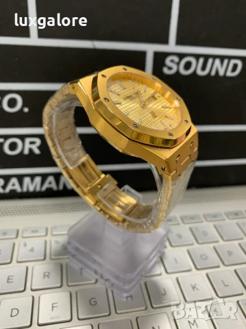 Мъжки часовник Audemars Piguet Royal Oak Gold с автоматичен механизъм, снимка 5 - Мъжки - 51138774