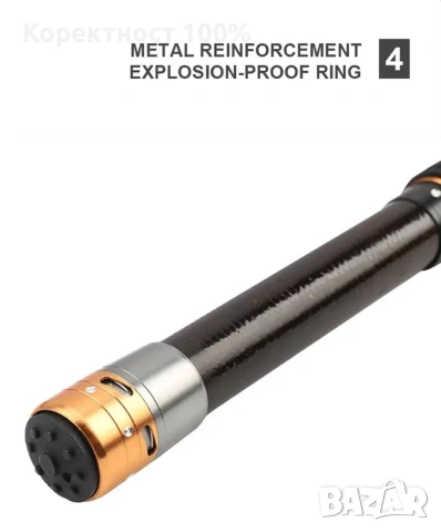 Качествен карбонов телескоп 3м.къса сглобка., снимка 5 - Въдици - 53627783