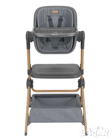 2 в 1 Мини кошара + Стол за хранене Sleat Me Grey, снимка 14 - Кошарки - 54286404