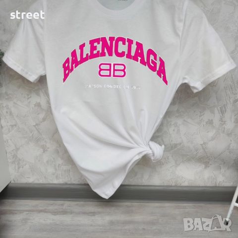 Balenciaga дамски тениски -1бр. 25лв ,2бр. 45лв ,3 бр 60лв, снимка 12 - Тениски - 46295068