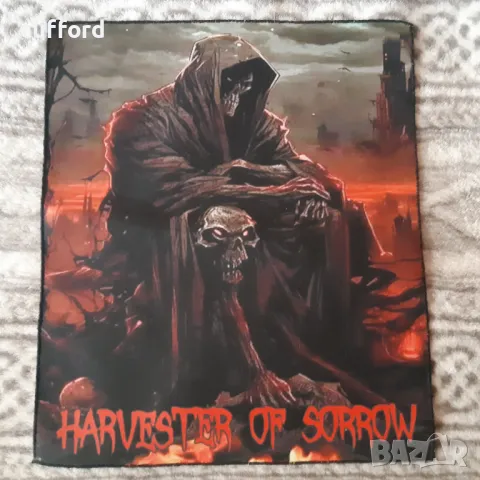 Нашивка/гръб/Harvester of Sorrow -Металика, снимка 1 - Други музикални жанрове - 49561753