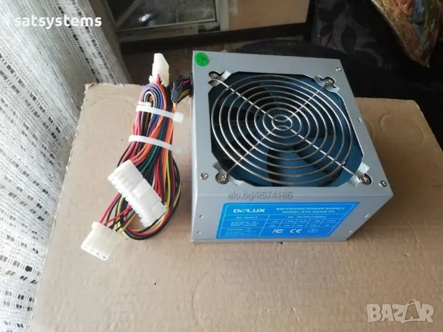 Компютърно захранване 450W Delux ATX-450W P4 120mm FAN, снимка 7 - Захранвания и кутии - 47976984